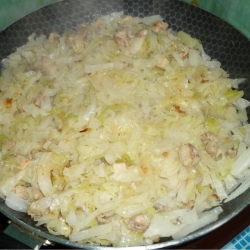 Пирожки с капустой и курицей