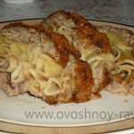 Мясной рулет с начинкой