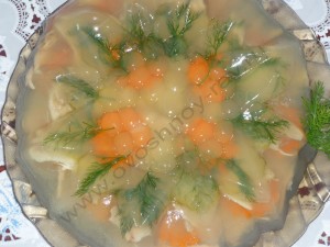 Заливное из курицы