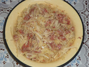 Пирог- плетенка с картофелем и мясом