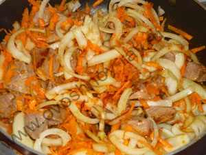 Жаркое из свинины с грибами